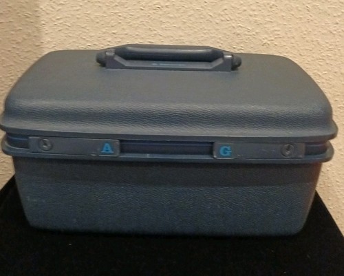 Samsonite blue vanity hard - blue,