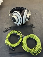 AKG Q701 Reference Studio Headphones (Quincy Jones) White with 2 Cables