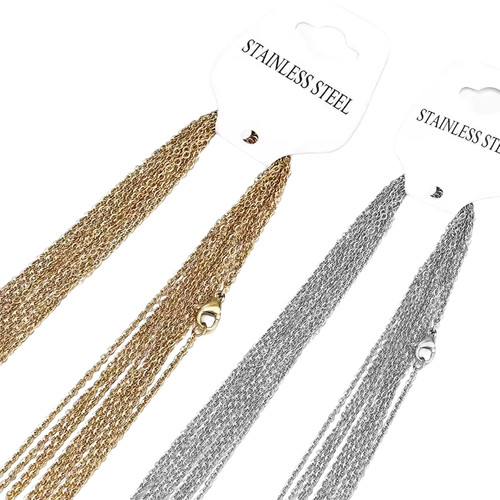 Bulk necklace cable chains - bulk,