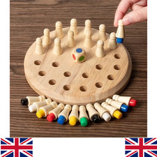 Wooden Memory Chess Game Color