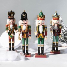 2Pcs Wooden Nutcracker Soldier
