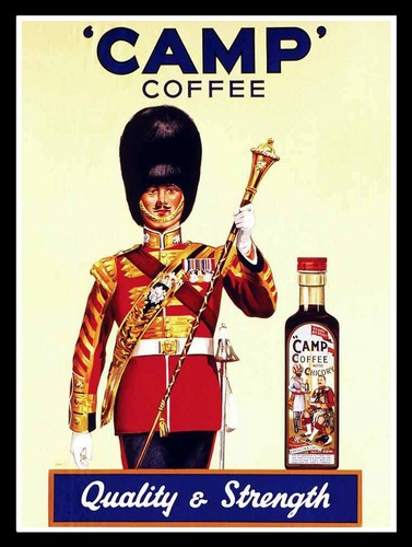 Camp coffee retro metal - coffee,,