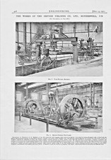 1911 illustrated print : the works of the british welding company ltd motherwell