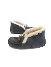 UGG ALENA SLIPPER NIGHTFALL SUEDE SHEEPSKIN CUFF MOCCASINS WOMENS US SIZE 5-9