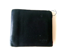 Vintage Osprey London Men`s Wallet Black Leather