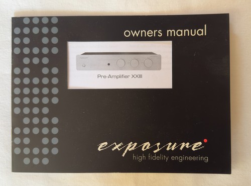 Exposure xxiii pre amp - (23),