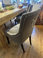 Velvet Dining Chair with Door