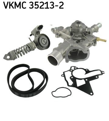 Water pump ribbed - water, v-ribbed