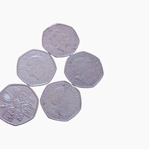 Mixed job lot uk 50p - mixed, 5