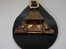Horse Brass Leather Strap