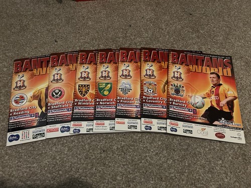 Bradford city home programmes - city,