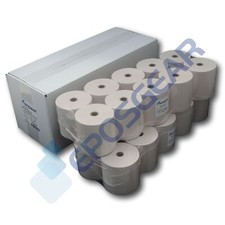 76mm x 76mm 76x76mm Single Ply Paper Till EPOS Kitchen Printer Receipt Rolls
