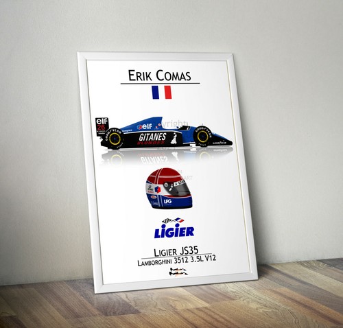 Erik comas ligier js35 - ligier, f1