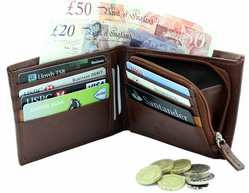 Mens luxury leather - leather, zip