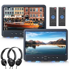 2x10.1" Dual Screen Car DVD
