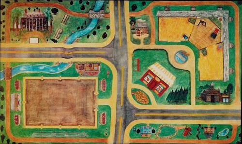 Play mat for - play, breyer