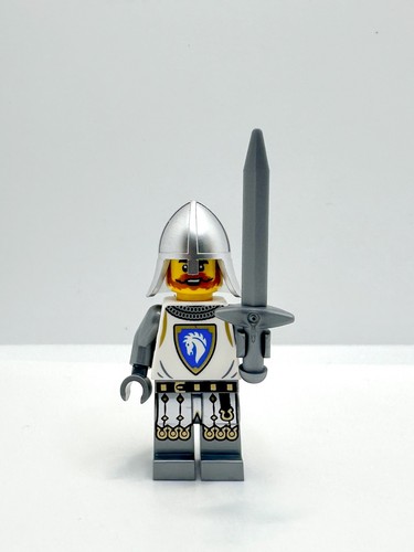 Lego white horse knight - lego,