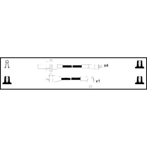 Leads ignition cables kit - leads,