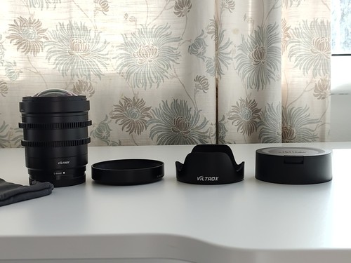 Viltrox 20mm cine lens - t2.0,