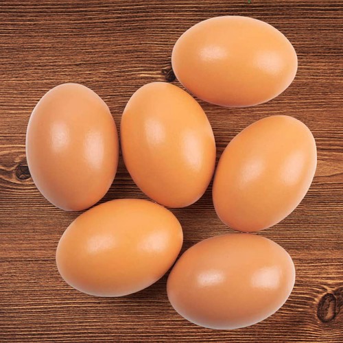 Pcs fake wooden chicken eggs - fake,