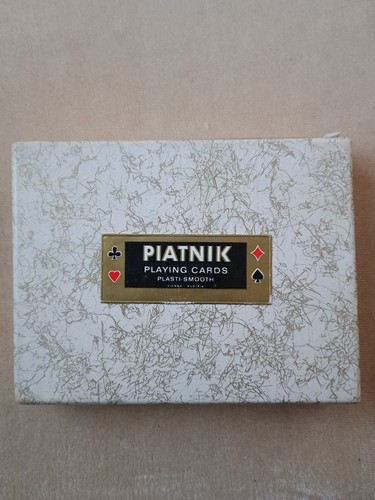 Vintage piatnik playing cards - piatnik,