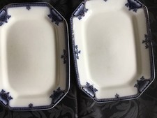 TWO BURGESS AND LEIGH PLATES HAMILTON PATTERN NO RN588733 Circa 1910