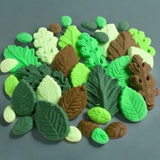 40 Edible Mixed Green Fondant