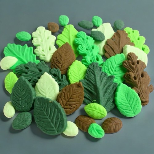 Edible mixed green - mixed, fondant