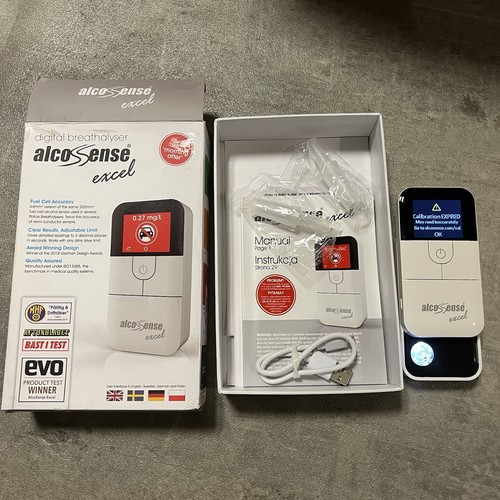 Alcosense excel breathalyser - excel,