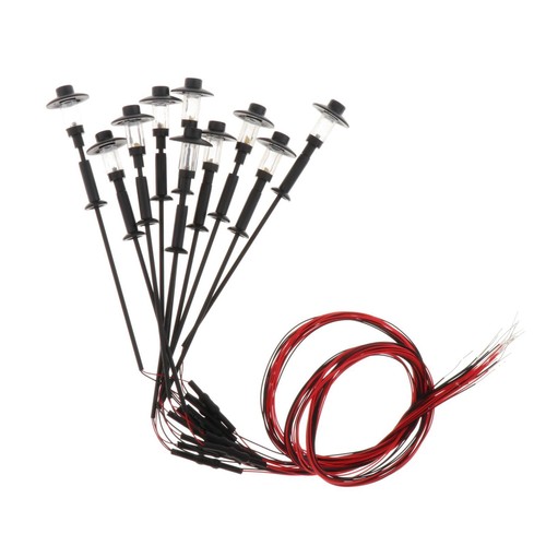 10pcs mini street lights - 10pcs,