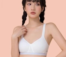 Girls 2 Pack ~First Bra~  Padded~100% Cotton . School~Sizes Large Left !