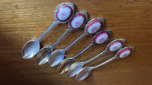 Set vintage silver - set, 6