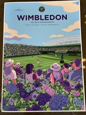 2025 Wimbledon Championship Official Programme DAY 12 Men’s Semi Final