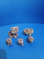 Jungle In My Pocket Brown Bear Family. Rare Retired. Ex Condition. Gift.