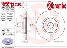 X2 PCS FRONT BRAKE DISC SET LEFT & RIGHT 09.C542.11 BREMBO I