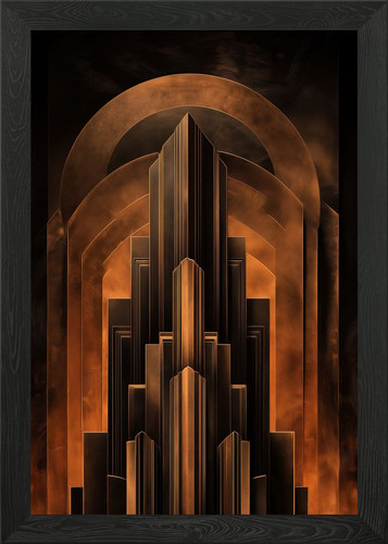 Art deco building design - art,
