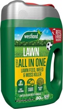 Aftercut All In One Lawn Feed, Weed & Moss Killer 80m2 Spreader Stronger Lawn