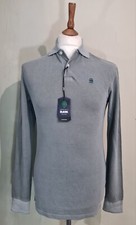 G Star Raw Dunda Core Cotton Long Sleeve Polo Shirt Orphus Size XS