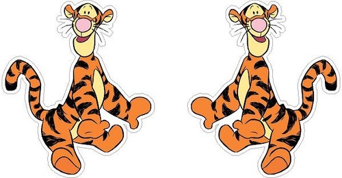 Tigger tiger stickers cartoon - tigger,