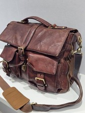 The Bridge Large Leather Shoulder Crossbody Bag
