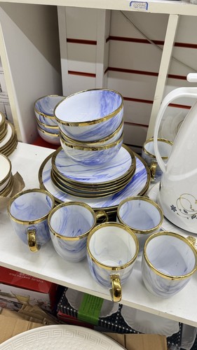 Pcs white ceramic dinner - ceramic,