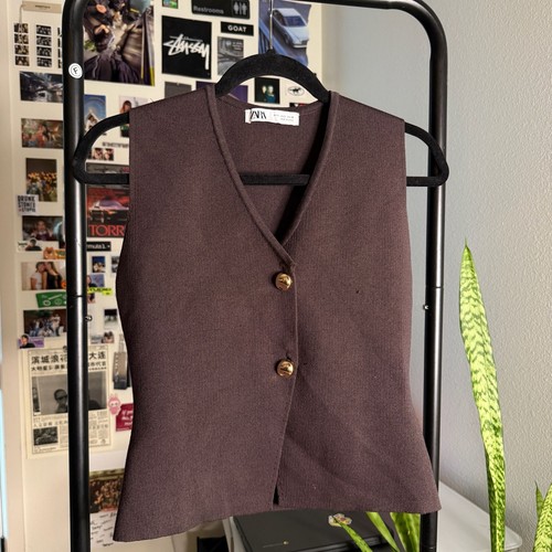 Zara knit vest - zara,