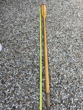 FOLKBOAT/ INT H BOAT SCULLING OAR 2.1M WOODEN GOOD CONDITION