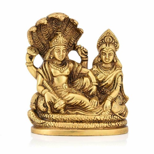 Lord laxmi vishnu - vishnu, brass