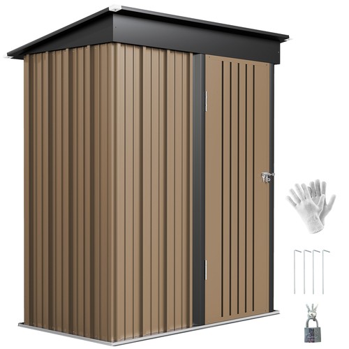 Outsunny steel garden shed - outsunny,