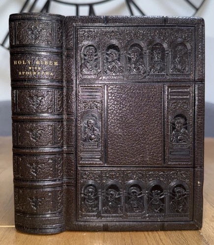 1900 stunning holy bible - c.1900,