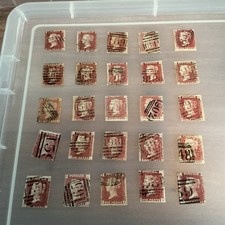 GB Queen Victoria "1d Penny Red's" (kk532)