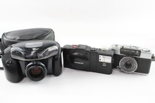 Point & Shoot Film Cameras Inc Olympus XA2 & Konica AiBORG Etc x 3