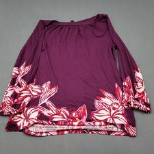 Ann Taylor Blouse Womens S 3/4