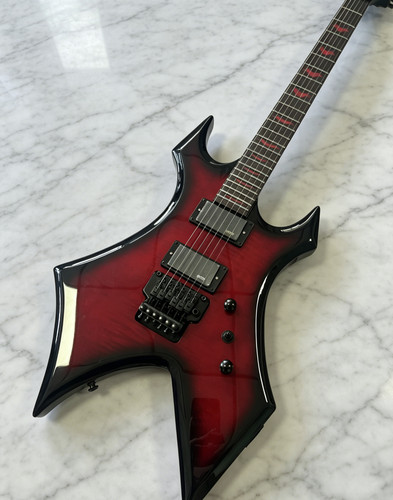 Red black burst warlock - red,
